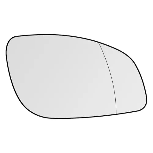 SENZEAL Spiegelglas Rechts Beifahrerseite Beheizbar mit Trägerplatte für Opel Vectra C 2002-2008 Signum 2003-2008 1428700 24438121 Außenspiegel Glas Ersatz (Rechts)