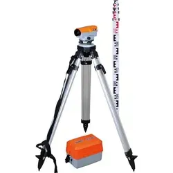 Nedo Baunivelliergerät X32-Set New Generation - 464325 - Präzises Messgerät für Bauprojekte, mit neuester Technologie für exakte Nivellierung und einfache Handhabung.