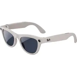 Ray-Ban Meta Skyler – Glänzend Kreidegrau, Klar-Grau selbsttönend - AI Glasses mit integrierter HD-Kamera, Open-Ear-Audio und freihändiger Sprachsteuerung für ein nahtloses Erlebnis in deinem Alltag.