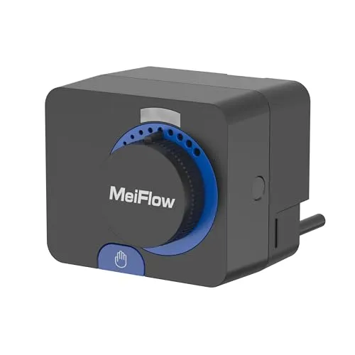 Flamco Stellmotor m Anbausatz 230 V - Zubehör für Hausdämmung, 140 sec Laufzeit mit Nothandbetrieb und sichtbarer Stellungsanzeige für einfache Installation und präzise Steuerung.