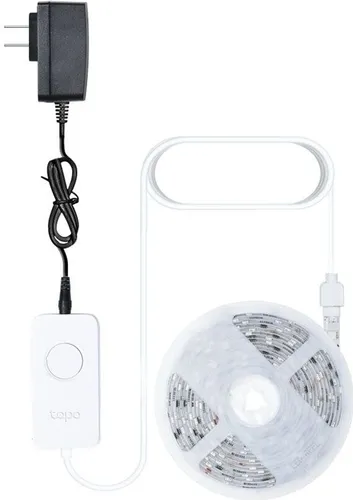 Tapo RGBIC LED Strip 5m - Smart LED Streifen mit 50 Farbzonen - LED Streifen mit 16 Mio. Farben und individueller Segmentsteuerung für perfekte Stimmung. Einfache Sprachsteuerung über Alexa und Google, ideal für personalisierte Beleuchtung.