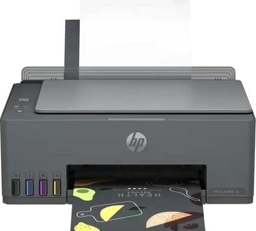 HP Smart Tank 581 All-in-One-Drucker - Schwarz - Drucker für Home Office, mit hoher Druckgeschwindigkeit von bis zu 22 Seiten/Minute und 6000 Seiten pro Patrone für effizientes Arbeiten.