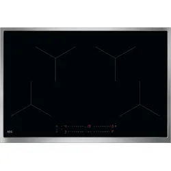 AEG Induktionskochfeld autark 80cm – 4 Flex-Zonen mit Powerfunktion - Kochfelder – Made in Germany mit Hob2Hood für automatische Dunstabzug-Anpassung und PowerBoost für sofortige Hitze.