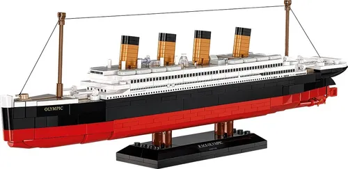 Cobi 1687 R.M.S. OLYMPIC Schiff Bausatz - Historischer Bausatz aus 595 Teilen, ideal für kreative Baumeister ab 7 Jahren. Perfekt für Fans der Schifffahrtsgeschichte und ein tolles Geschenk für Sammler.