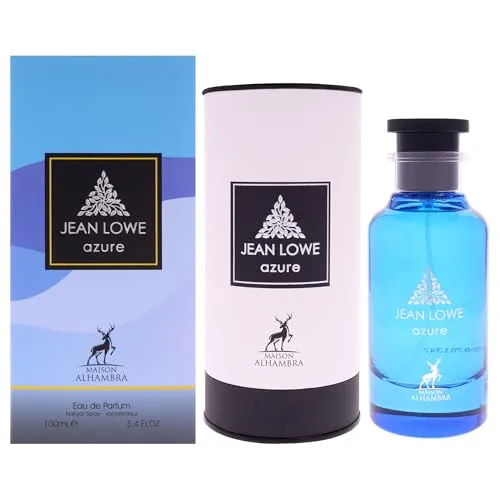 Maison Alhambra Jean Lowe Azure Eau de Parfum 100ml - Unisex Eau de Parfum, langanhaltender Duft für Herren, ideal für jeden Anlass und verpackt in einer attraktiven OVP.