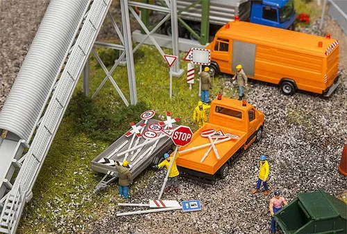Faller 180534 H0 Bausatz Verkehrsschilder-Set #NEU in OVP##
