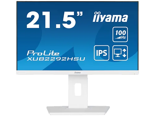IIYAMA XUB2292HSU-W6 21,5 Zoll Full-HD Business Monitor 0,4 ms Reaktionszeit 100 Hz