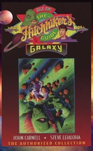 Douglas Adams: The Hitchhiker's Guide to the Galaxy (Hardcover) - Englisches Science-Fiction Buch, 146 Seiten voller Humor und Abenteuer, ideal für Fans von intergalaktischen Reisen und witzigen Geschichten.