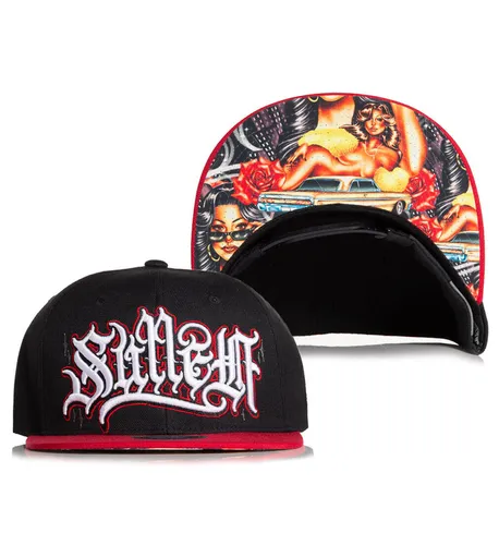 Sullen Clothing Snapback Cap Hey Ruca Basecap Tattoo Mütze Kappe Retro Pin-Up