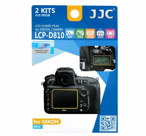 JJC LCPD810 LCD Film Kamera Display Displayschutzfolie für NIKON D810 Guard Film