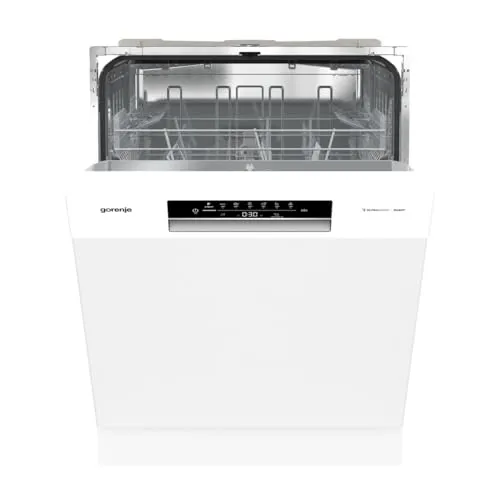 GORENJE Unterbaugeschirrspüler GU 642 E90W - Unterbaugeschirrspüler mit 13 Maßgedecken, 1 h Schnellprogramm und AquaStop für zuverlässigen Schutz vor Wasserschäden.