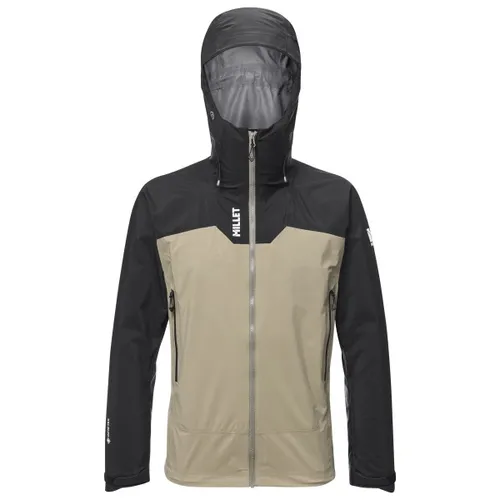 Millet Kamet GTX Jacke Herren – Robuste Hardshelljacke - Die Millet Kamet GTX Jacke bietet durch ihre PFAS-freie GORE-TEX ePE-Membran zuverlässigen Schutz und Atmungsaktivität. Ideal für Alpinismus und extreme Wetterbedingungen.
