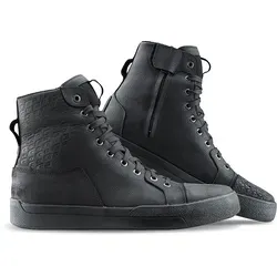 Gaerne G_Letur Aquatech - Wasserdichte Sneakers für Outdoor - Schwarz - 39 EU - Robuste Sneakers für Motorrad, Roller und Outdoor-Aktivitäten. Die AQUATECH-Membran sorgt für optimale Wasserdichtigkeit und Atmungsaktivität, während das strapazierfähige NUBUKLEDER für Langlebigkeit steht.