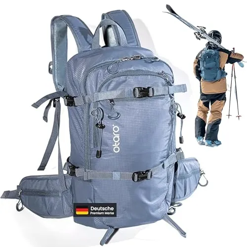 Otaro Skirucksack 20l - Ultraleichter, wasserdichter Treckingrucksack für Damen und Herren, perfekter Sitz und viel Stauraum für die Piste