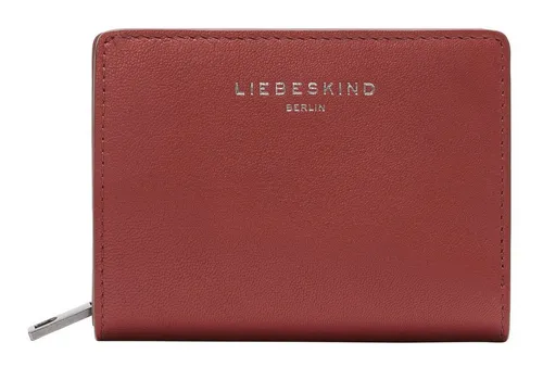 Liebeskind Thea Geldbörse mit RFID Schutz - Stylisches Portemonnaie aus hochwertigem Leder, 11 cm, in elegantem Rot. Schützt Ihre Daten vor unbefugtem Zugriff dank RFID-Technologie.