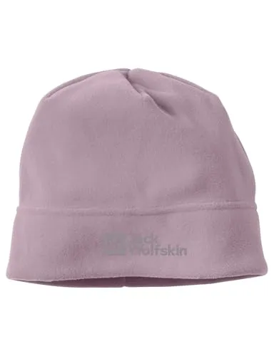 Jack Wolfskin Unisex Real Stuff Beanie-Mütze, Wild Blossom, Einheitsgröße EU - Bequeme Fleece-Mütze aus recycelten Materialien, mit bluesign-Zertifizierung für nachhaltige Qualität. Ideal für kalte Tage und Outdoor-Aktivitäten.