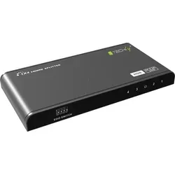 IDA HDMI2-4K4HDR - 4-Port HDMI Splitter 4K mit HDR - A/V-Umschalter, Verteiler (HDMI) mit Unterstützung für 4K bei 60Hz und HDR-Technologie für gestochen scharfe Bilder. Ideal für die gleichzeitige Nutzung von mehreren HDMI-Monitoren.