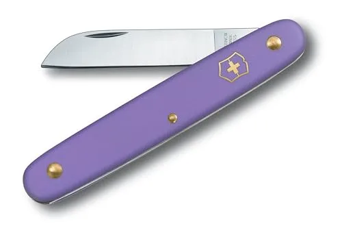 Victorinox Blumenmesser, Garten, Schweizer Taschenmesser, Gärtner und Floristen, Klinge, gerade, violett
