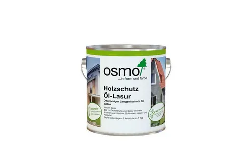 Osmo Holzschutz Öl-Lasur Palisander 2,50 l - Witterungsbeständig - Osmo Öl-Lasuren für Holz, witterungsbeständig und ideal für den Innen- und Außeneinsatz, schützt Holz effektiv und erhält die natürliche Schönheit.