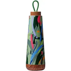 chic.mic Trinkflasche Bioloco Loop 'Wind in the Gras' - Thermobehälter mit hervorragender Isolierfunktion, hält Getränke bis zu 18 Stunden warm und überzeugt durch stilvolles Design aus doppelwandigem Edelstahl.