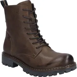 JOSEF SEIBEL Marta 02 Stiefelette für Damen - Bequeme Wanderschuhe in Braun - Wanderschuhe aus edlem Ziegenleder, warm gefüttert und mit herausnehmbarer Innensohle für individuellen Komfort. Ideal für Outdoor-Aktivitäten und Stadtbummel.