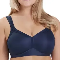 Miss Mary Smoothly Moulded Soft Bra BH Dunkelblau E 95 Damen - Eleganter Miss Mary Soft Bra ohne Bügel in Dunkelblau – für natürlichen Tragekomfort und eine schöne Silhouette. Ideal unter enger Kleidung. Hochwertige Materialien und stilvolle Details für den täglichen Gebrauch.