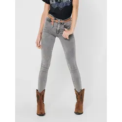 ONLY Skinny-fit-Jeans ONLROYAL HW SK JEANS BJ grau L (40) - Modische Skinny-Fit-Jeans in Grey Denim, bequem und elastisch für perfekten Tragekomfort, ideal für trendbewusste Frauen.