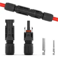 hb-digital 1 Paar Solarstecker 1000V PV Stecker IP68 für Solarkabel 4mm² oder 6mm²