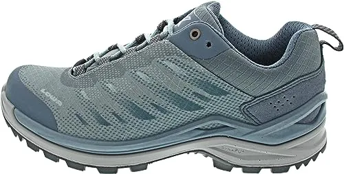Lowa Ferrox Pro Low GTX Wanderschuhe - Wanderschuhe für Damen, wasserdicht mit GORE-TEX, ideal für Outdoor-Abenteuer und Alltag, optimale Dämpfung und Fußführung dank DynaPU und LOWA-MONOWRAP-Konstruktion.