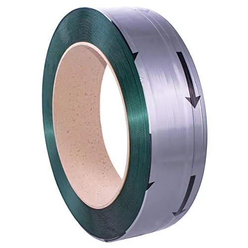 Linder Spanngurt PET-Umreifungsband 16x0,6mm 1750m grün - Hochwertiges PET-Umreifungsband für zuverlässige Sicherung von Paketen. Mit 1750m Länge und 16x0,6mm Größe ideal für den professionellen Einsatz.