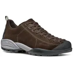 Scarpa Mojito GTX moka (625) 39,5 - Vielseitige Wanderschuhe - Wanderschuhe mit wasserdichter Gore-Tex-Membran und Vibram-Sohle für besten Grip. Ideal für Alltag und Outdoor-Aktivitäten, bieten sie höchsten Komfort und individuelle Anpassung durch verlängerte Schnürung.