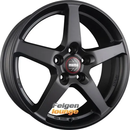 Momo Five Alufelgen 17 Zoll, 7x17" ET45 - Felgen in elegantem Schwarz mit 5-Speichen-Design, ideal für sportliche Fahrzeuge. Maximale Traglast von 615 kg, perfekt für eine sichere Fahrt.