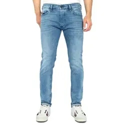 Diesel Tepphar-X Herren Slim Tapered Fit Jeans - Hellblau, Größe W33 - Moderne Slim Fit Jeans aus 99% Baumwolle und 1% Elasthan für optimalen Tragekomfort und Bewegungsfreiheit, ideal für lässige Outfits.