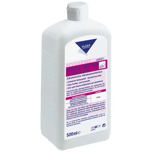 Kleen Purgatis Copelia DES PRO 500 ml Händedesinfektion gebrauchsfertige Händedesinfektion, VAH gelistet