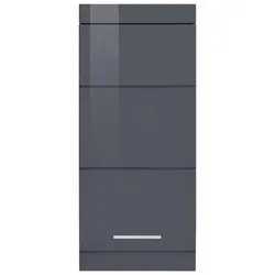 INOSIGN Hängeschrank Avena Badschrank mit wechselbarem Türanschlag - (B/T/H) 37/23/77 cm grau