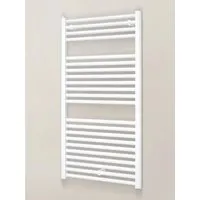 Schulte Badheizkörper München, 121 x 50 cm, 678 Watt - Designheizkörper für effiziente Wärme in Räumen bis 15 qm, alpinweiße Oberfläche, leicht montierbar ohne Fachkenntnisse – ideal für jedes Zuhause.