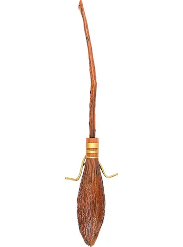 Harry Potter Nimbus 2000 Besen - Brauner PVC-Besen für magische Abenteuer, ideal für Fans und Sammler der Harry Potter Reihe.