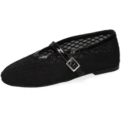 Melvin & Hamilton Emily 2 Textil-Ballerinas für Damen Ballerina Flache Absätze schwarz 37 EU
