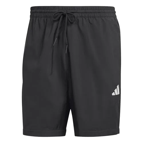 ADIDAS Herren Shorts Essentials Small Logo Chelsea - Shorts aus leichtem, gewebtem Material, ideal für warme Tage. Hergestellt aus 100% recycelten Materialien, umweltfreundlich und bequem für lässige Freizeitlooks.