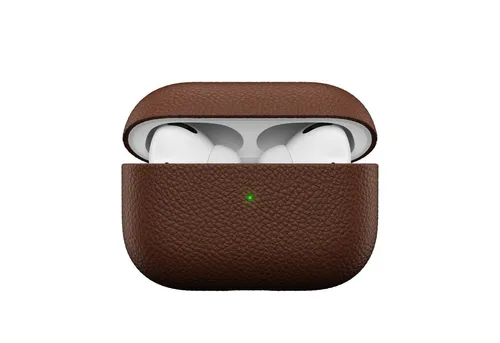 KeyBudz Artisan Leder Schutzhülle für Apple AirPods Pro - Kopfhörer - Hochwertige Echtleder Schutzhülle, stilvoll und robust, schützt Ihre AirPods Pro vor Stößen und Kratzern.