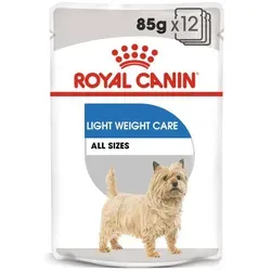 ROYAL CANIN CCN Light Weight Care 12x85g - Ausgewogenes Nassfutter für Hunde, ideal für Übergewichtige mit niedrigem Fettgehalt und hohem Proteingehalt, Rabatt-Code ROYAL-5 für 5% Rabatt
