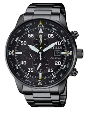 CITIZEN Eco-Drive Herrenchronograph CA0695-84E - Solarbetriebene Uhr mit über 6 Monaten Laufzeit im Dunkeln, umweltfreundlich und ohne Batteriewechsel