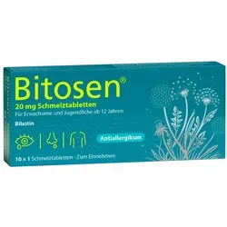 Bitosen 20 mg Schmelztabletten bei Allergien