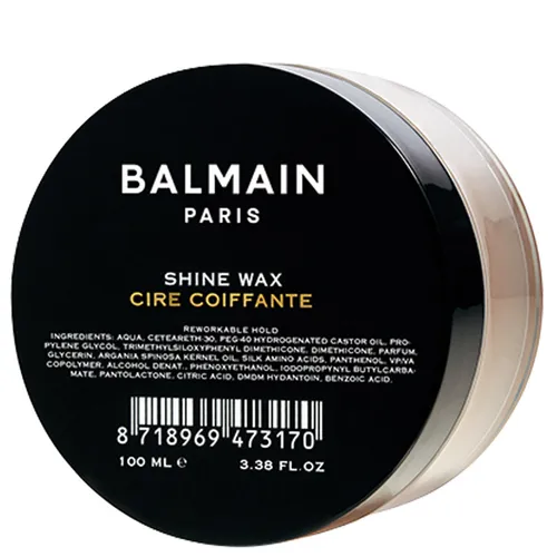 Balmain Hair Couture Shine Wax Haarwachs 100 ml - Haarstyling-Produkte mit Seidenprotein und Arganöl für brillanten Glanz und optimalen Schutz vor Umwelteinflüssen. Perfekt für einen glatten Look, der den ganzen Tag hält.