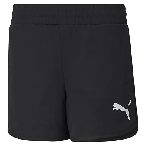 Puma Active Shorts G in Puma Black für Kinder - Kids' Outdoor Shorts & 3/4 Hosen mit dryCELL-Technologie für optimalen Feuchtigkeitstransport und umweltfreundlicher miDori bioWick Beschichtung aus mindestens 20% recyceltem Material.