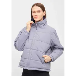 Derbe Wende-Regenjacke in Lavendel - 40 - Funktionsjacke aus recyceltem Polyester, wendbar und wasserdicht mit einer Wassersäule von 5.000mm – ideal für wechselhaftes Wetter.