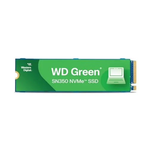 Western Digital WD Green SN350 NVMe SSD 960GB - M.2 2280, blitzschnelle Lesegeschwindigkeit von 2400 MB/s und ideal für PC-Aufrüstungen