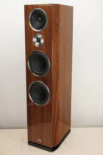 HECO The New Statement Espresso Standlautsprecher - Eleganter Standlautsprecher mit hochwertiger Klangqualität, ideal für audiophile Musikliebhaber und Heimkino-Enthusiasten.