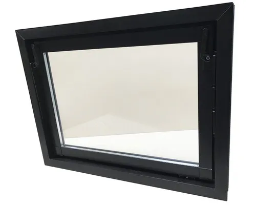 WOLFA Mehrzweck Kipp-Fenster PLUS Kunststoff braun 800x600 mm mit Isolierglas