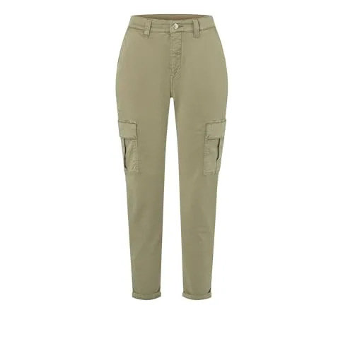 MAC Rich Cargo 2.0 Authentic Stretch Gabardine 0434L230600 358R*, Größe 42 in Martini Olive - Stylische Cargo-Hose aus elastischem Gabardine, ideal für den Alltag. Bietet optimalen Tragekomfort und eine moderne Passform.